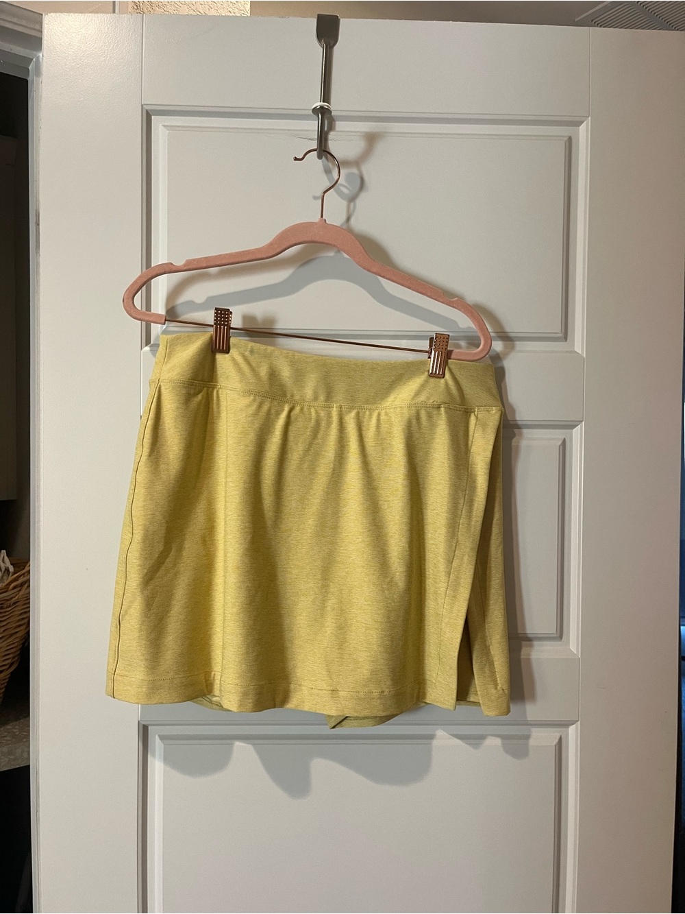 Outdoor Voices Yellow Athletic Skirt